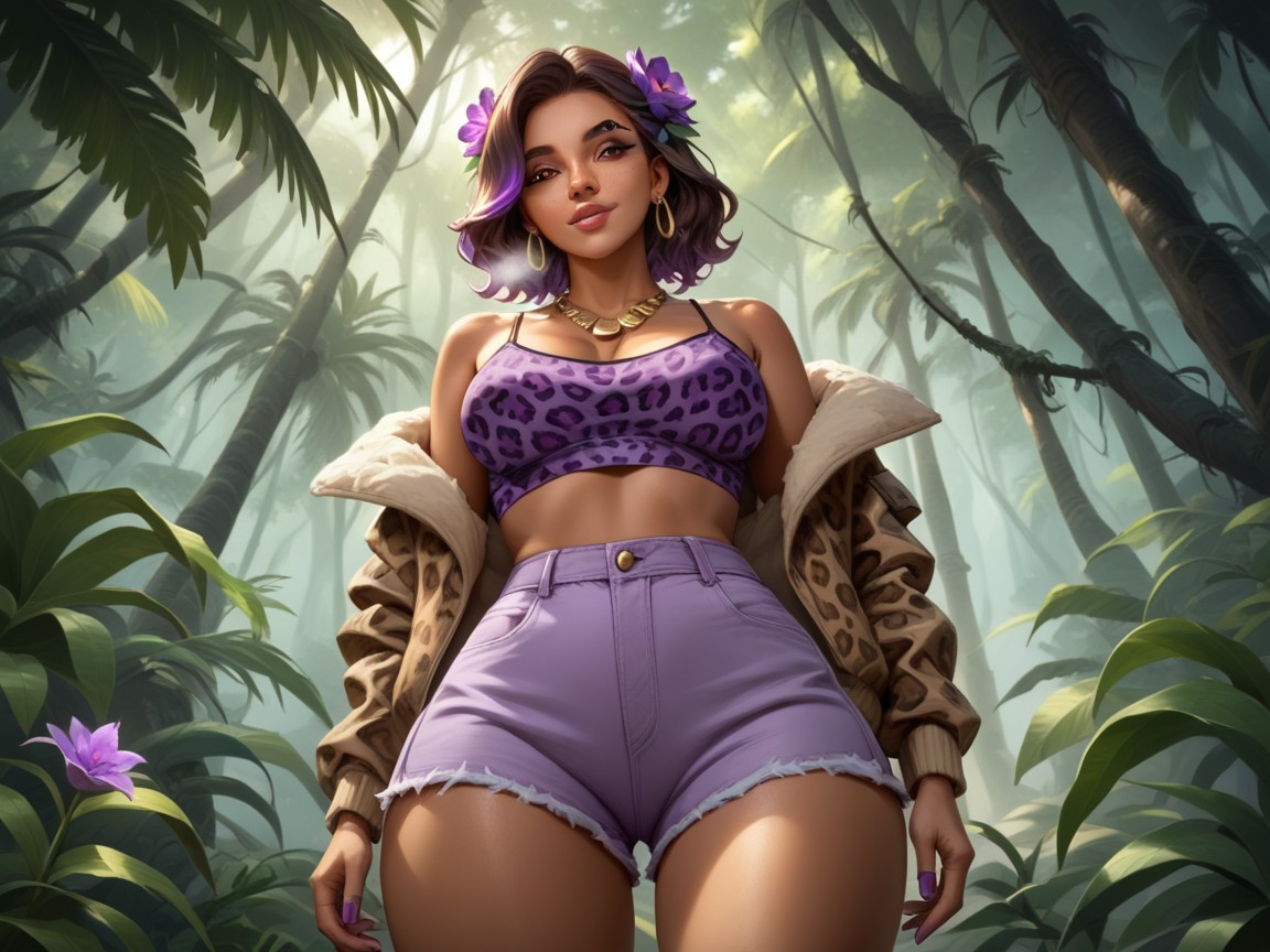 Medium Length, Nsfw, Snatched Waist Hentai AI Porn