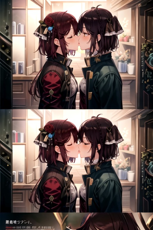 Kissing (1 Boy 1 Girl), Sophie (atelier) AI Porn