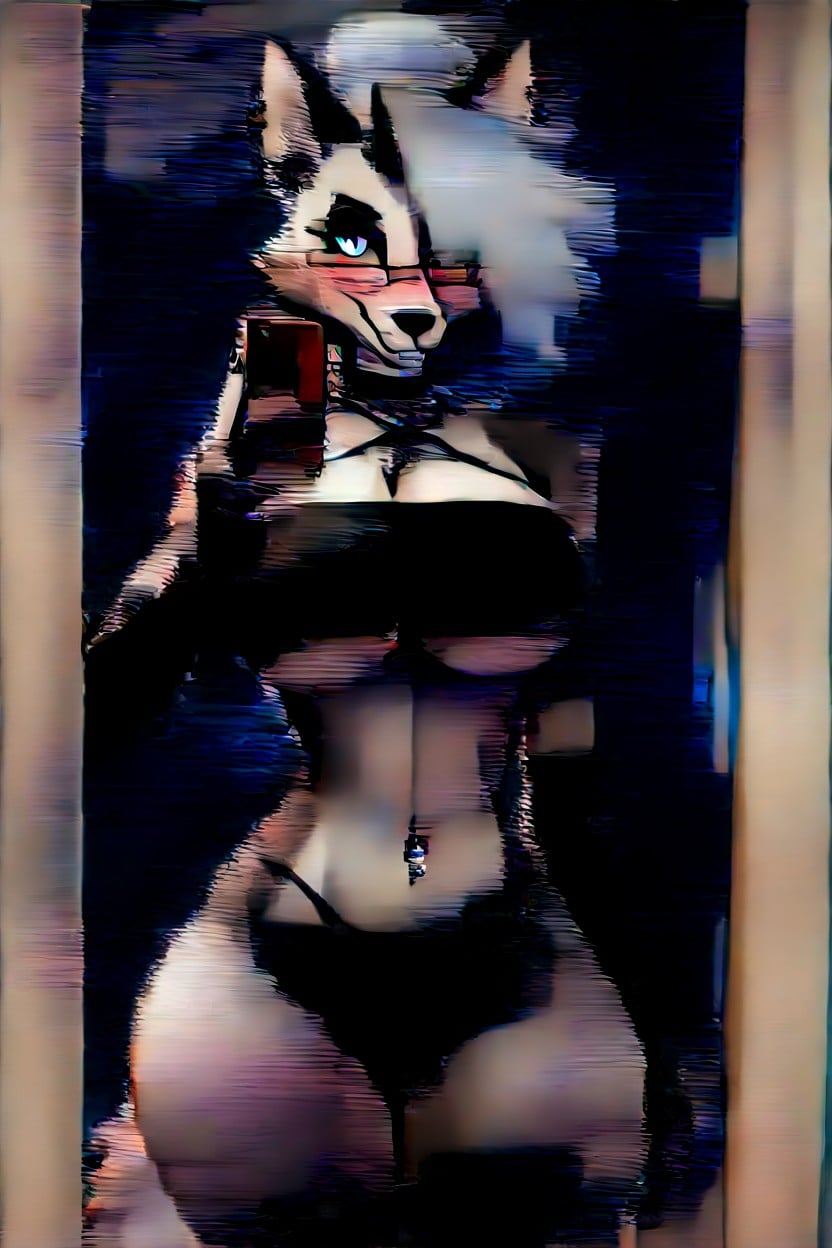 Loona From Helluva Boss, Waist, Smiling Furry AI Porn