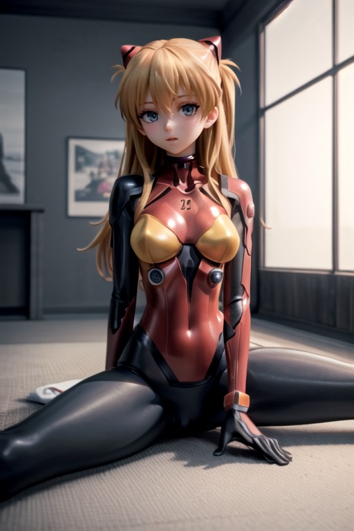 3d, Mansão, Asuka (evangelion) Pornografia de IA