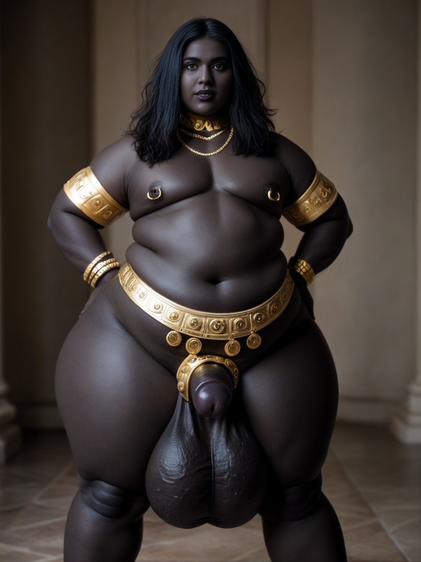 Feminine Face, Small, South Asian AI Gay Porn