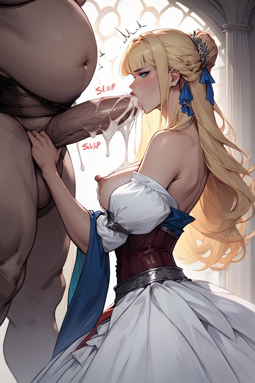 Gigantic Cock, Blonde Long Hair, 小姐姐AI獸人黃片