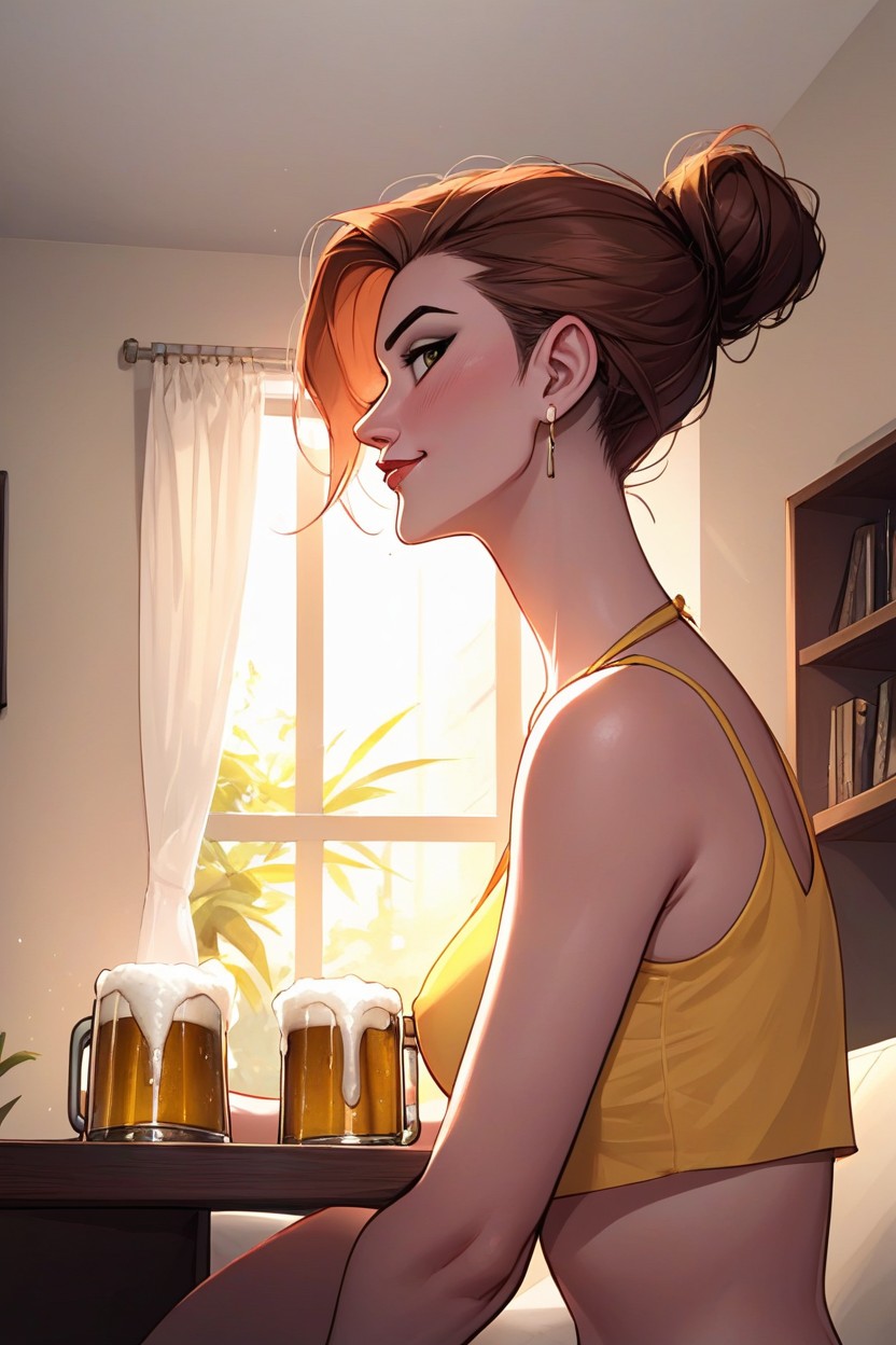 Casual Clothes, Cute, Sunny AI Porn