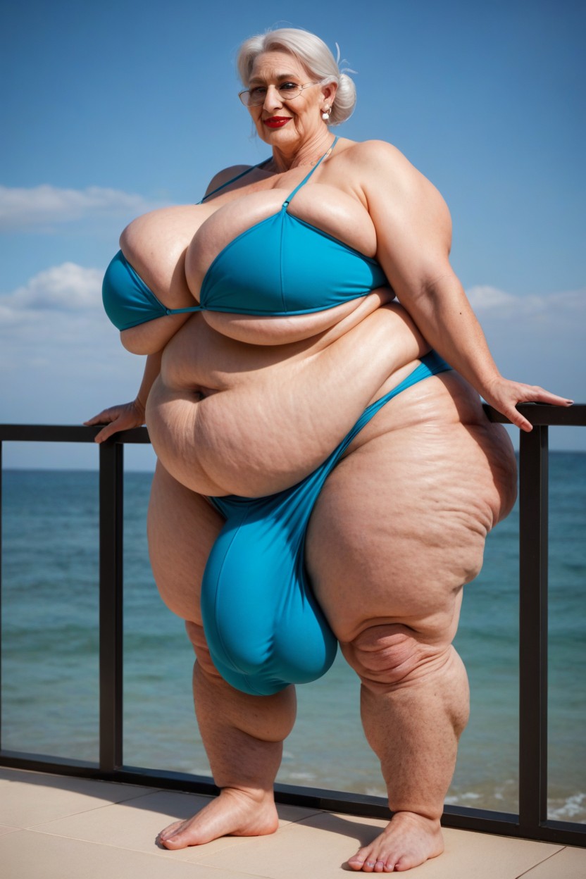 Futa On Male, Cellulite Body, Pudgy Shemale AI Porn