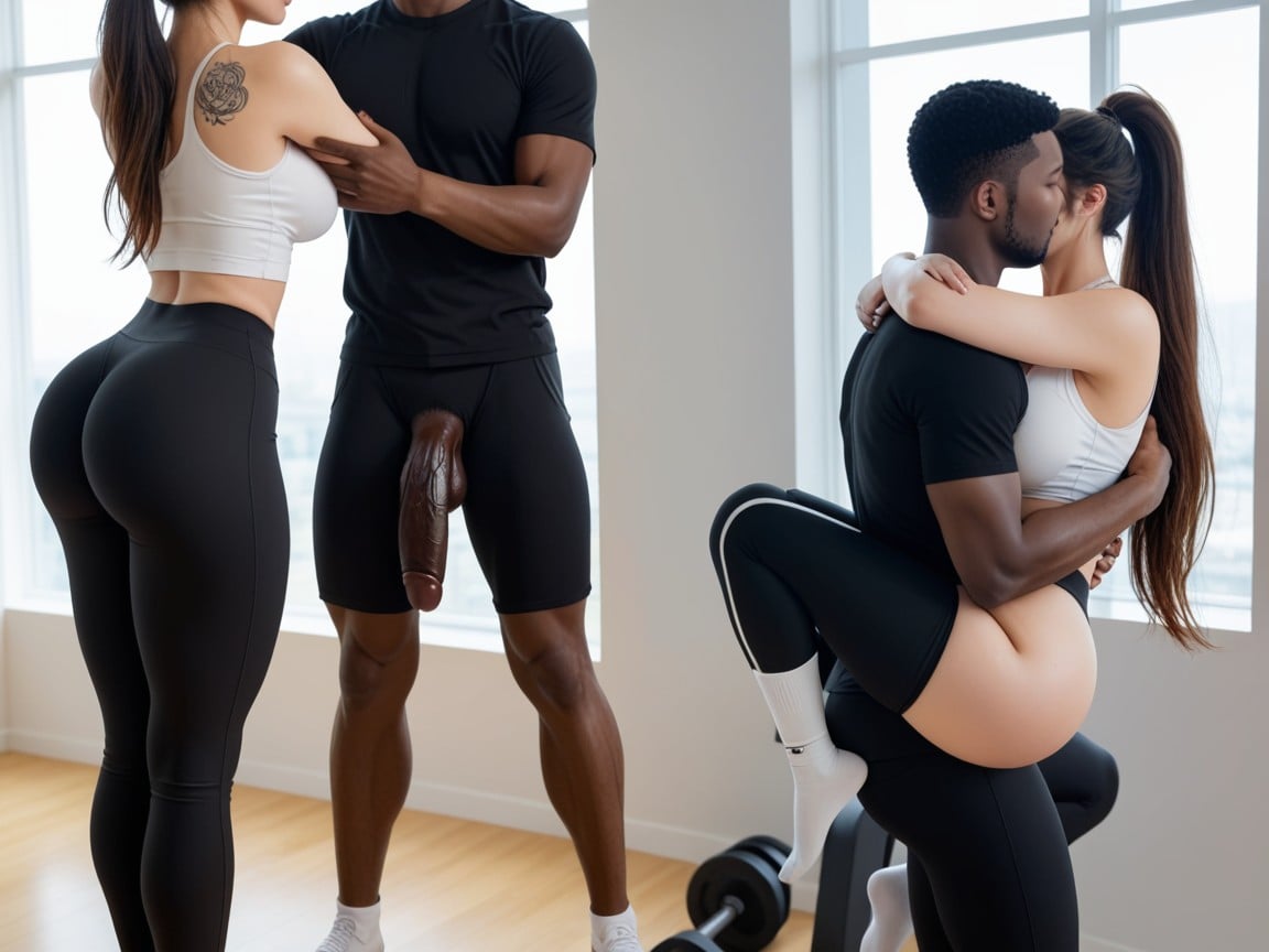 Blackedcom, Long Pants, Side View Asian AI Porn