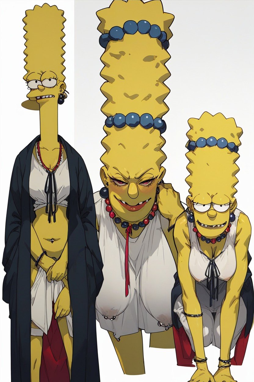 Pierced Nipples, Marge Simpson, Extremely Big TitsPorno IA Furry