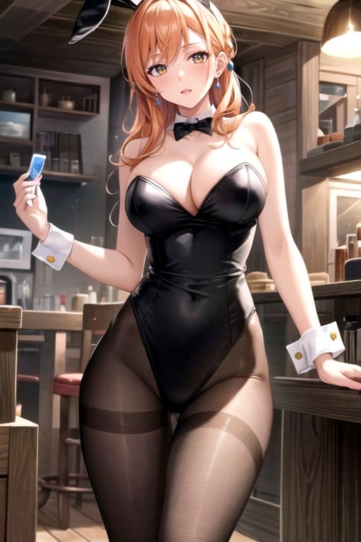 Playboy Bunny, Orange Hair, SunglassesPorno IA Hentai