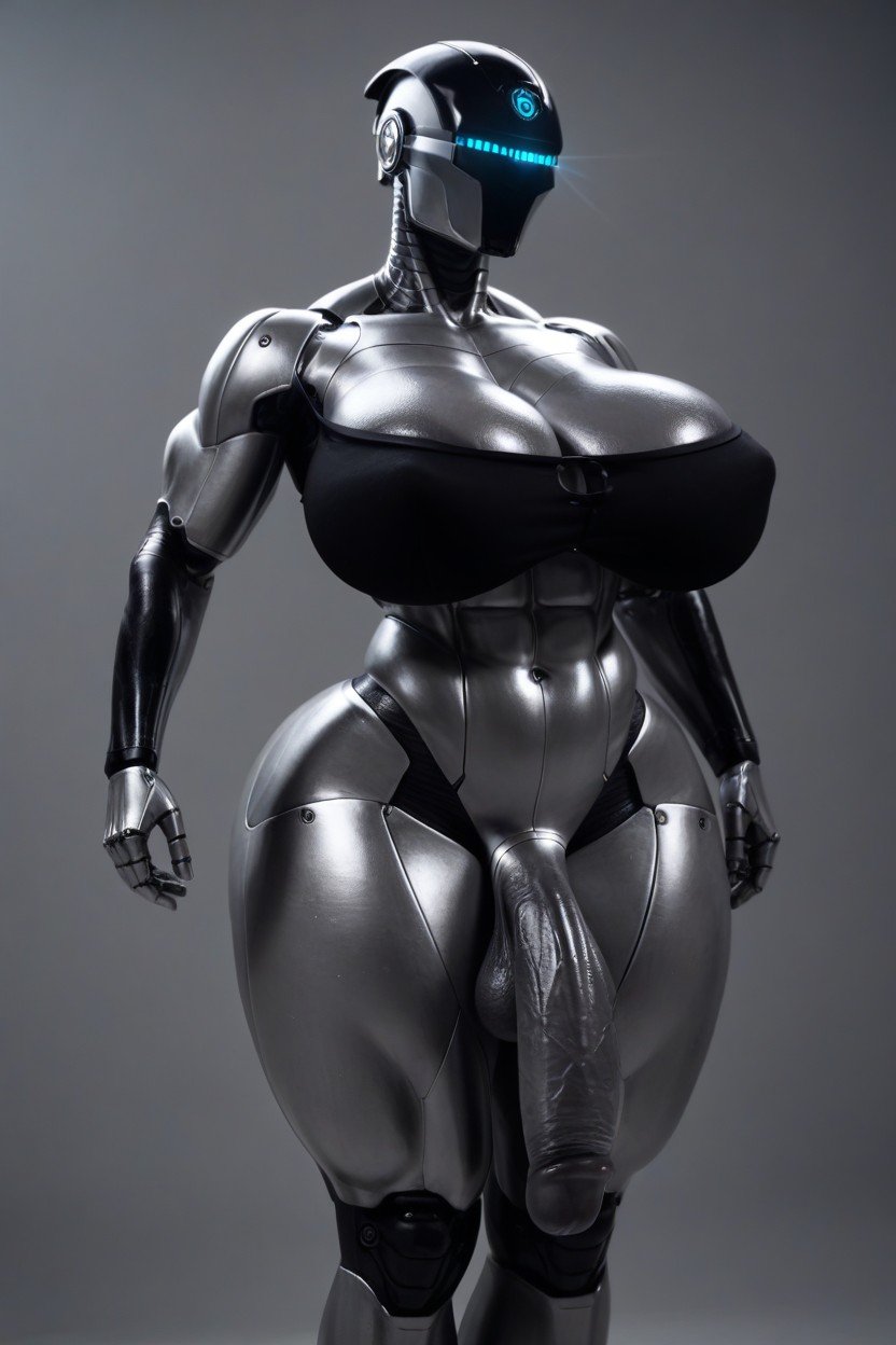 單人圖, 乳房擴張, Metallic Body人妖AI色情