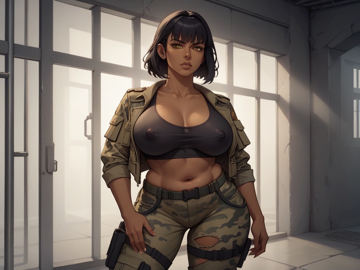 Ripped Clothes , Snatched Waist, Prison AI Porn