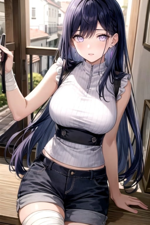 Hyuuga Hinata (naruto) Shemale AI Porn