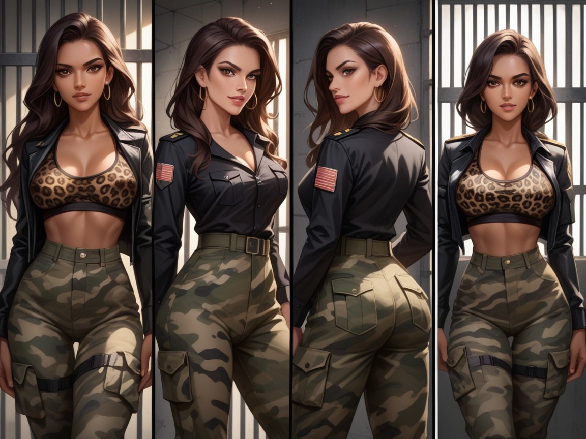 Pigtails, 18, Latina Soldier Hentai AI Porn