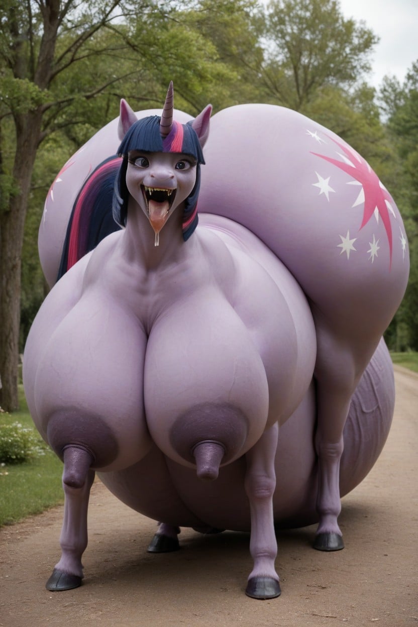 Big Teats, Hyper Teats, Hyper Enlarged Puffy Anus AI Porn