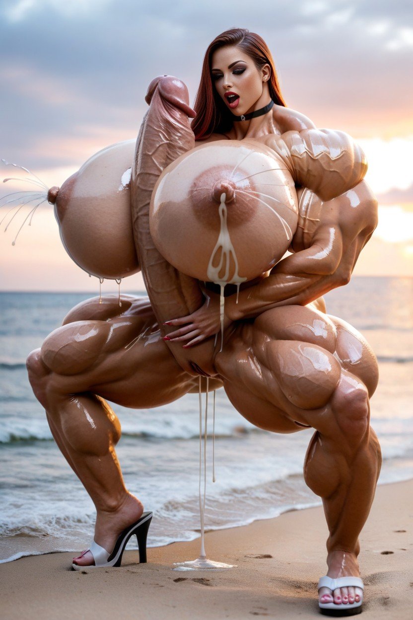 Autopaizuri, Beautiful Shapely Legs, Extremely Flexible Muscular Gorgeous Sexy Hyper Striated Muscle Goddess Fbb Shemale AI Porn