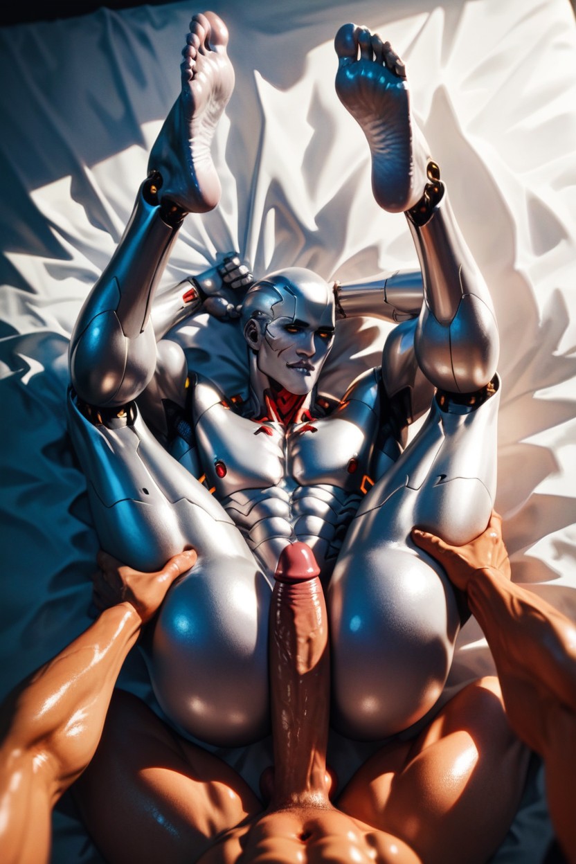 Himbo, View From Above, Masculine AI Gay Porn