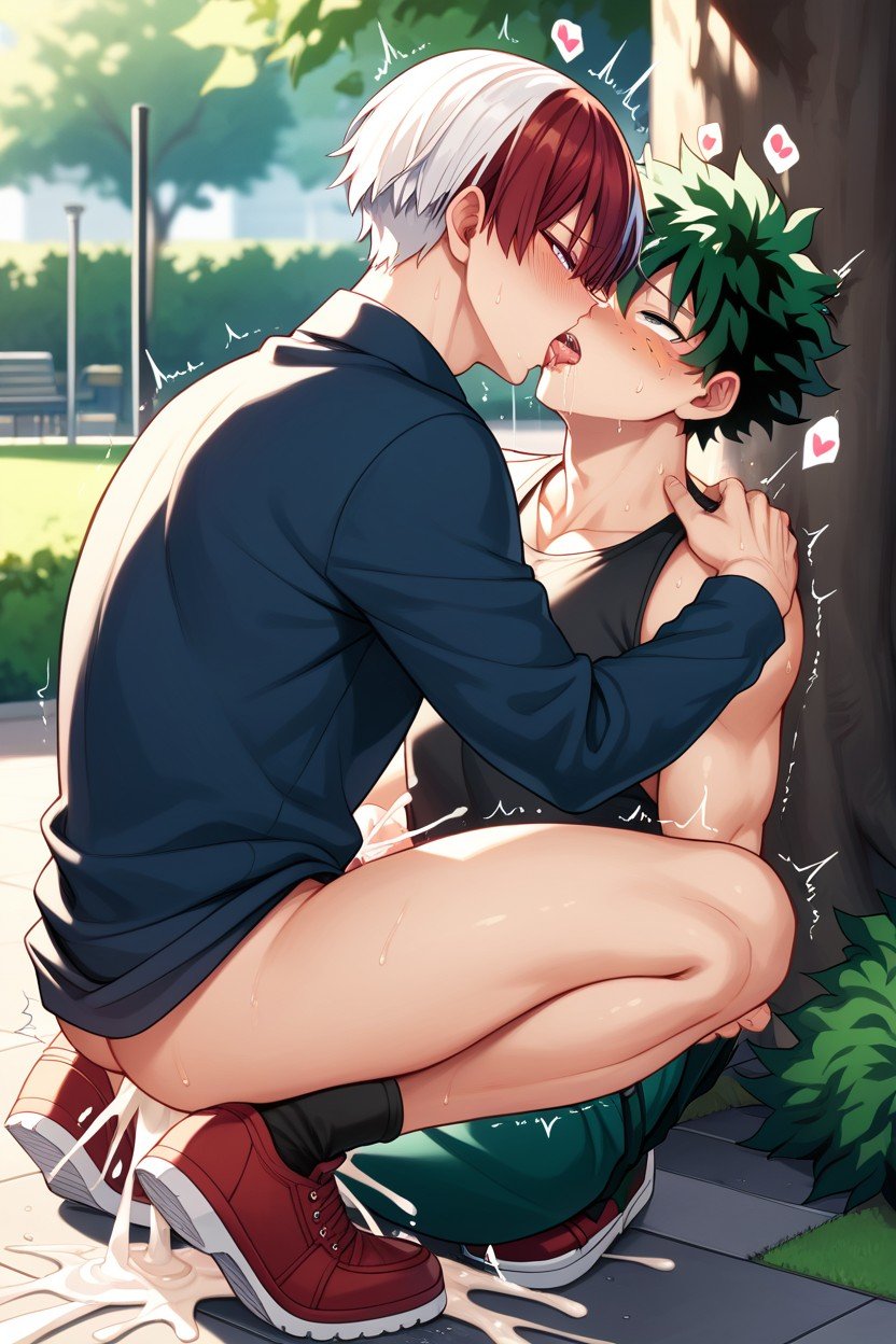 Yaoi, Excessive Cum, Trembling AI Gay Porn