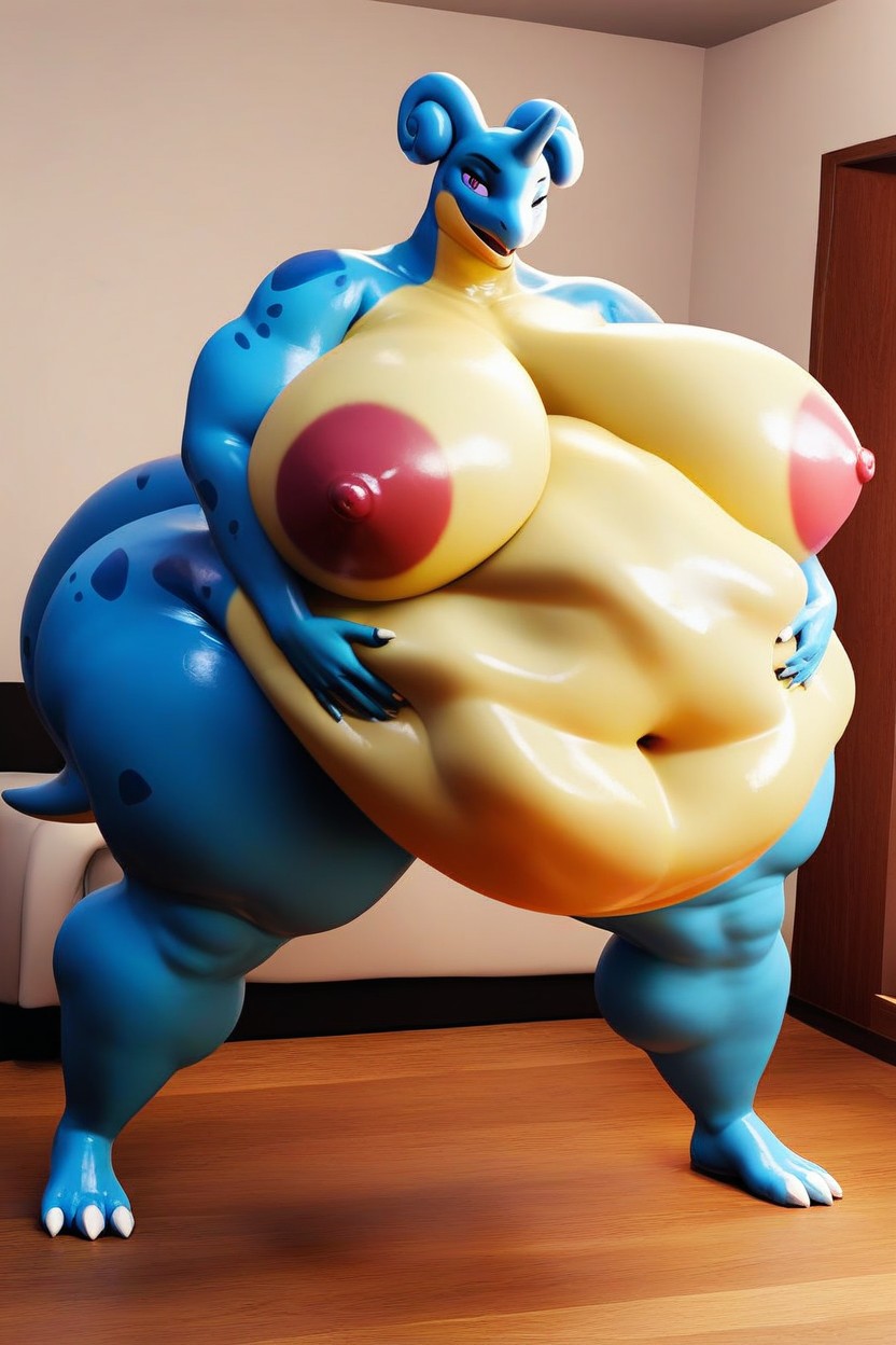 Scales, Wide Hips, Bbw Body Type Furry AI Porn