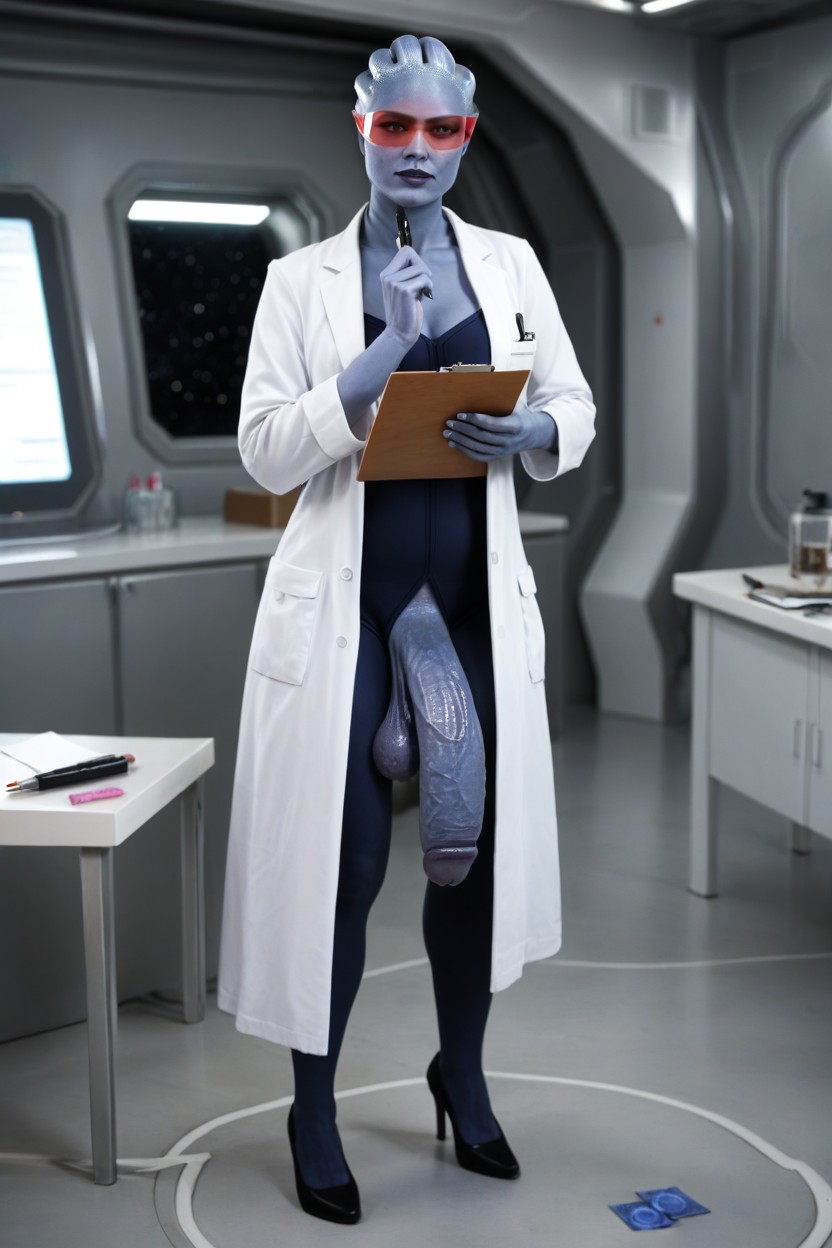 Visor, Mass Effect, Space Shemale AI Porn