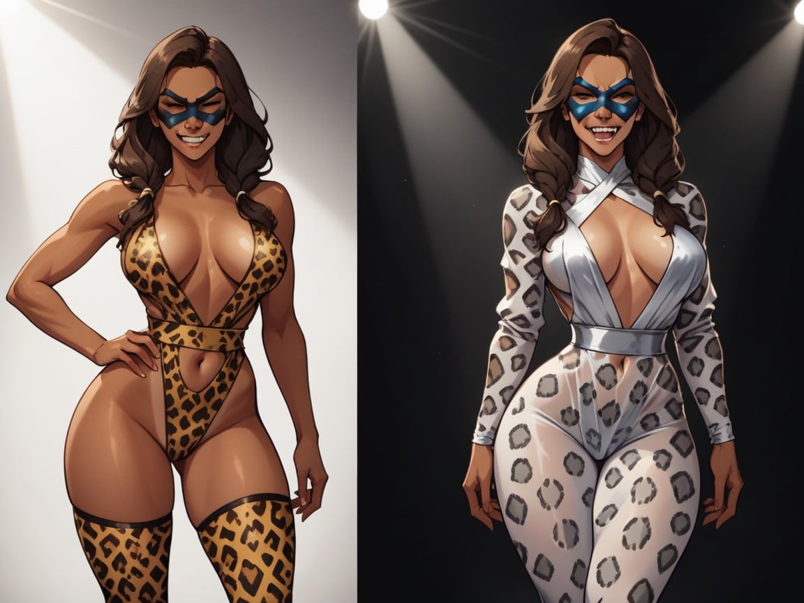 Angry, Latina, Multiple Views AI Porn