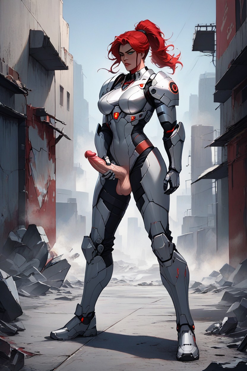 Full Body, With Big Tits, Large Shemale AI Porn