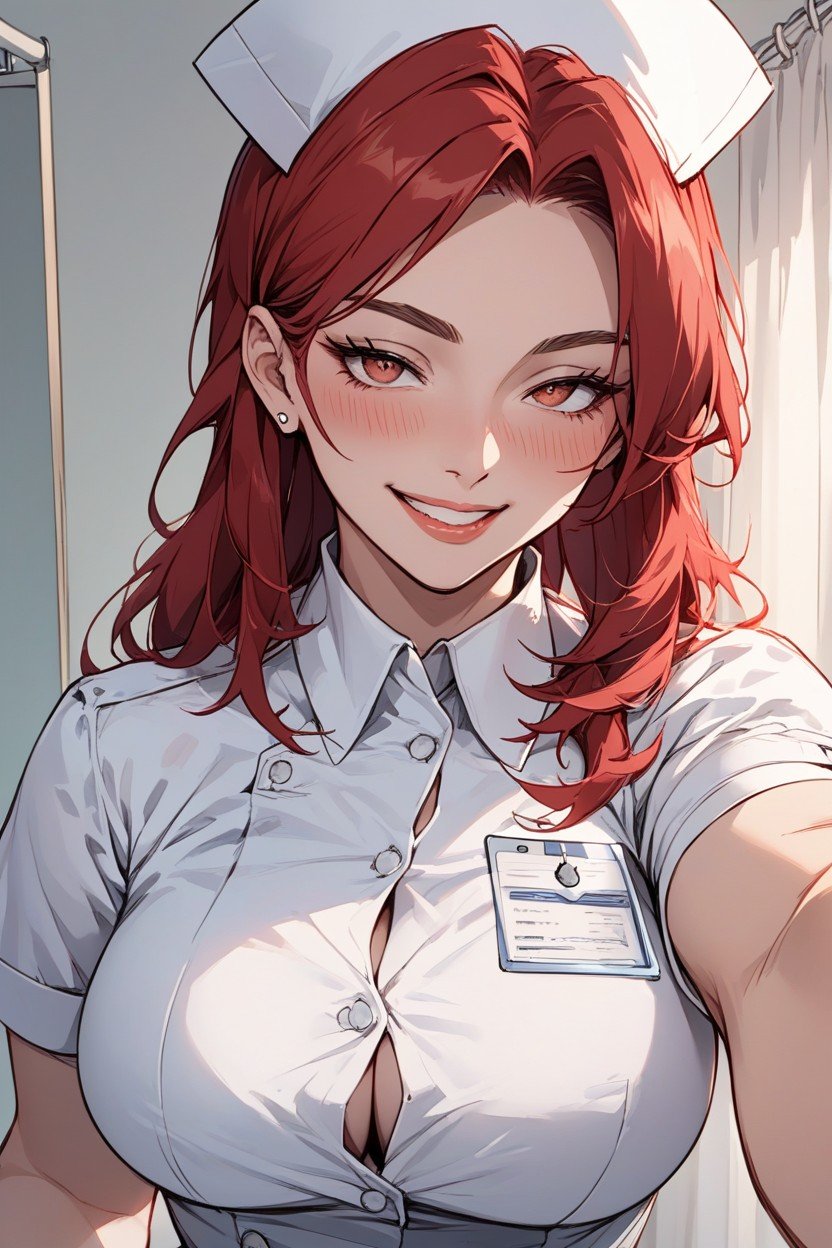 Hospital, Enfermeira, Bunda Grande Hentai IA pornografia