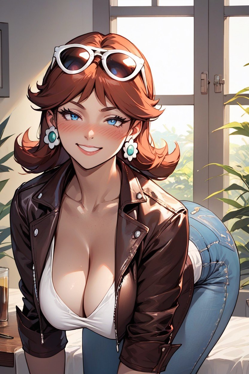 Sunglasses On Head, Princess Daisy, ClubPorno IA Hentai