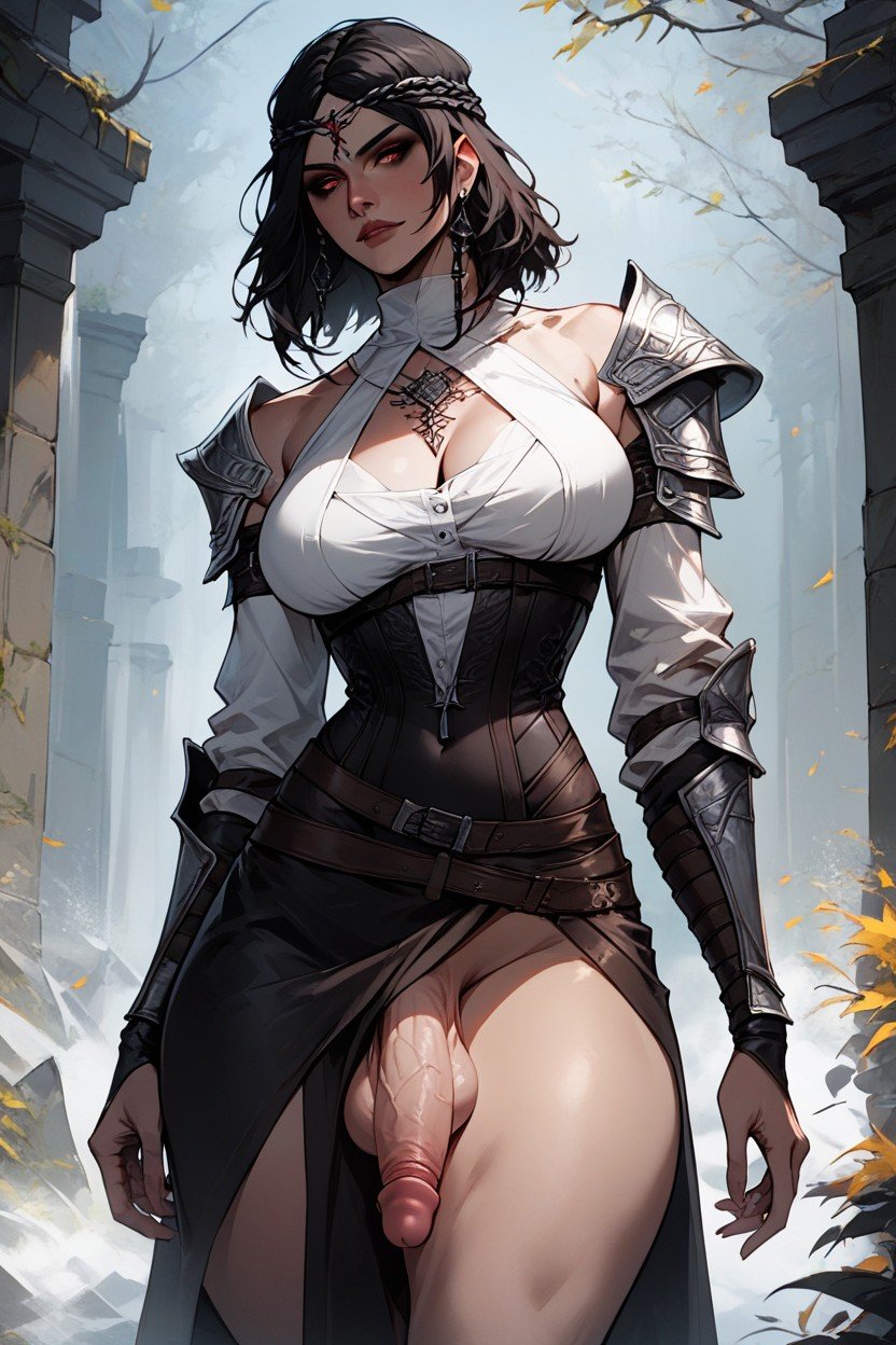 Serana From The Elder Scrolls Skyrim, Waist Shot, Large Ass AI Gay Porn