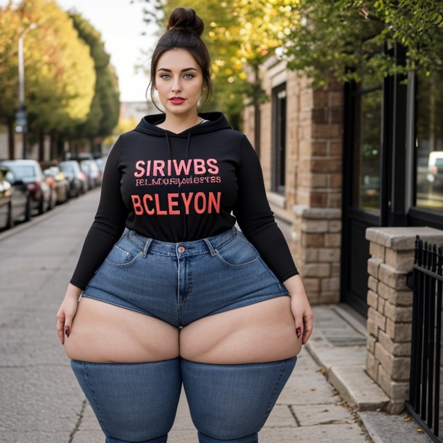 Extra Thick Sbbw, Italian And Greek Descent, Ssbbw AI Porn