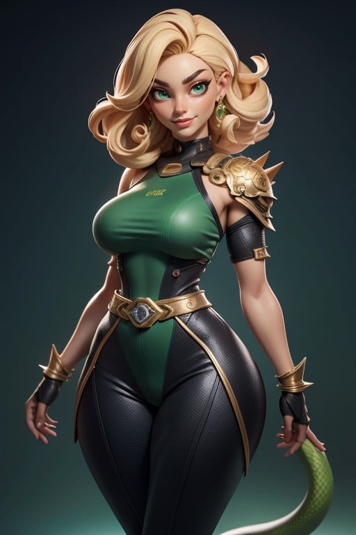 Spiked Bracelet, Sexy, Curvy Hips AI Porn