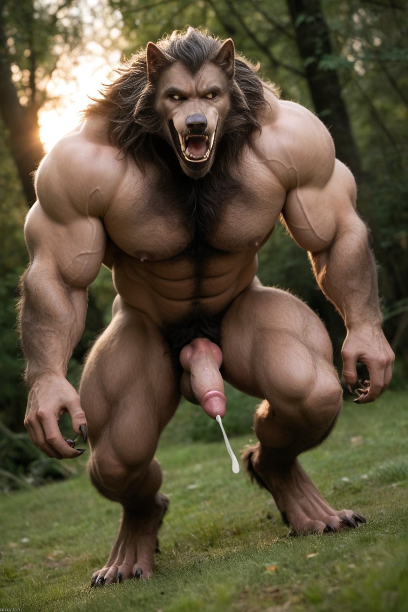 Nipples, Meadow, Backlit AI Gay Porn
