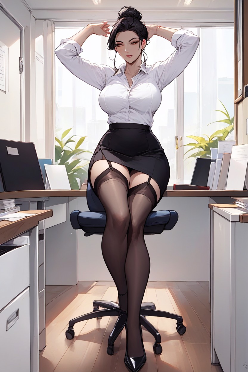 Black Skirt, 黑絲, 20+AI黃漫