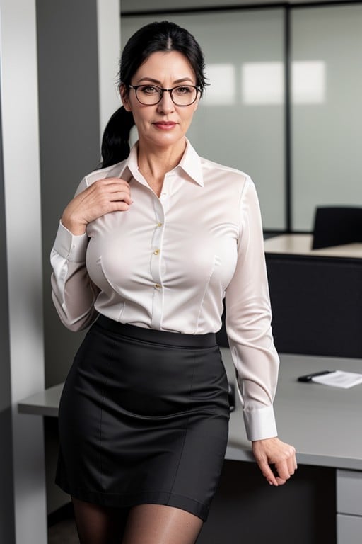 Sweaty, Office Dress Shirt, Río De JaneiroPorno IA de transexuales