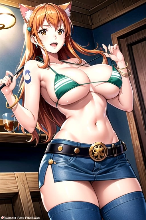 Yamato Form One Piece Combined With Boa Hancock Form One Piece With Nami From One Piece Combined With Carrot From One Piece Multiple Girls Orgy Porn Cum, アンダーブーブ, ナミ (ワンピース)ニューハーフAIポルノ