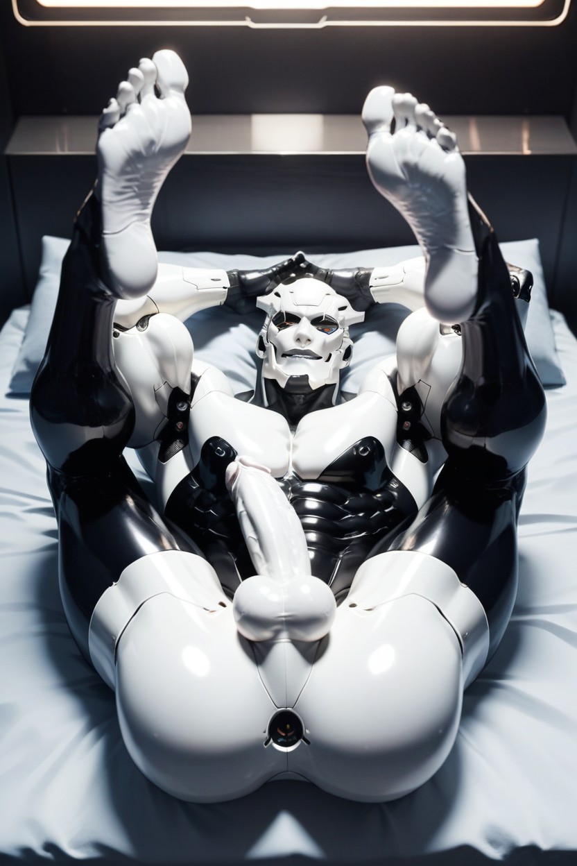 Rubber Skin, Penis, Black Joints AI Gay Porn