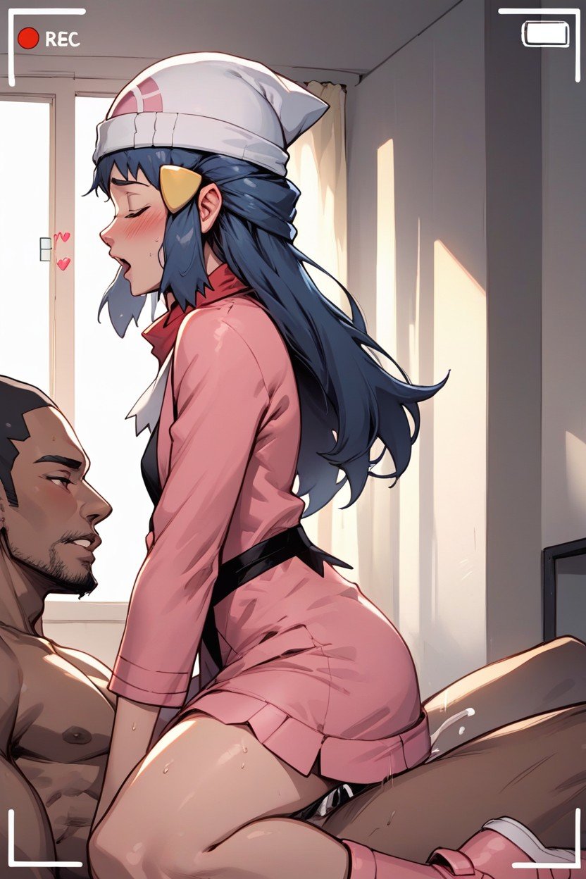 Dawn From Pokemon, Dark Skin Male Fucking Dawn, Cowgirl퍼리 AI 포르노