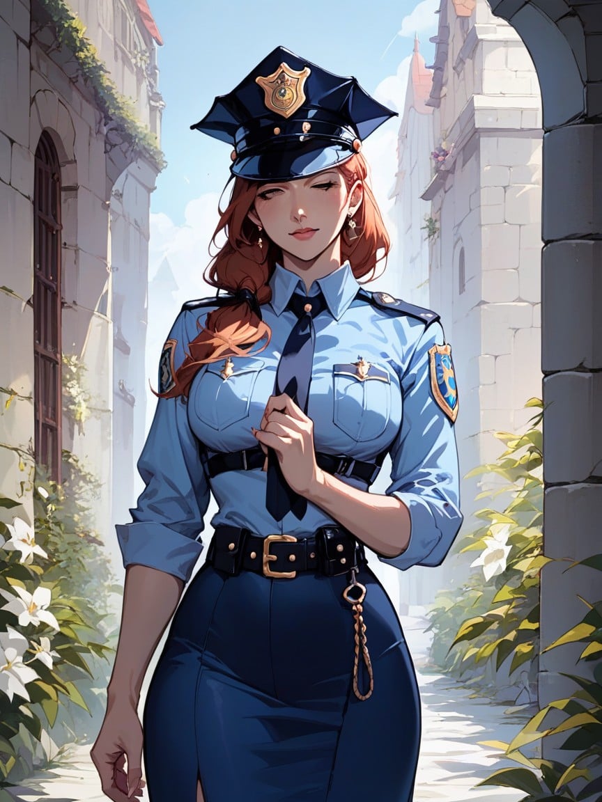 Medieval, Police Costume Furry AI Porn