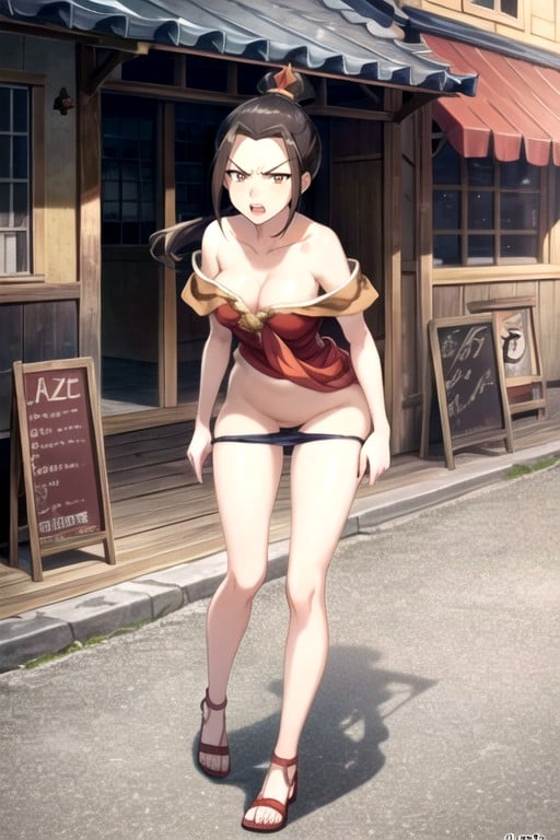 Angry, Azula (avatar), Outdoors Hentai AI Porn