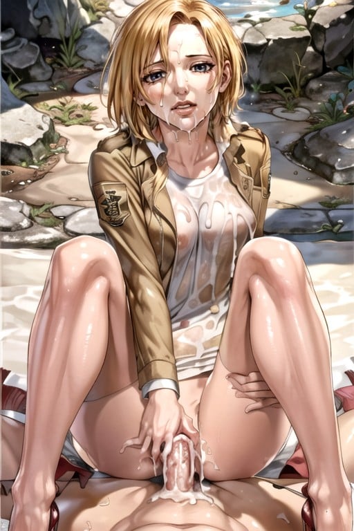 Spreading Legs, Annie Leonhart (attack On Titan), Manga In Color Shemale AI Porn