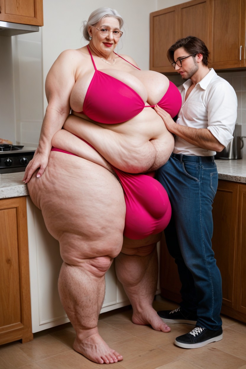 No Cleavage, Extreme Hairy Balls No Glasses, Extremely Fat Shemale AI Porn