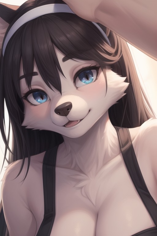 Close Up, Medium Breast, Dawn Furry AI Porn