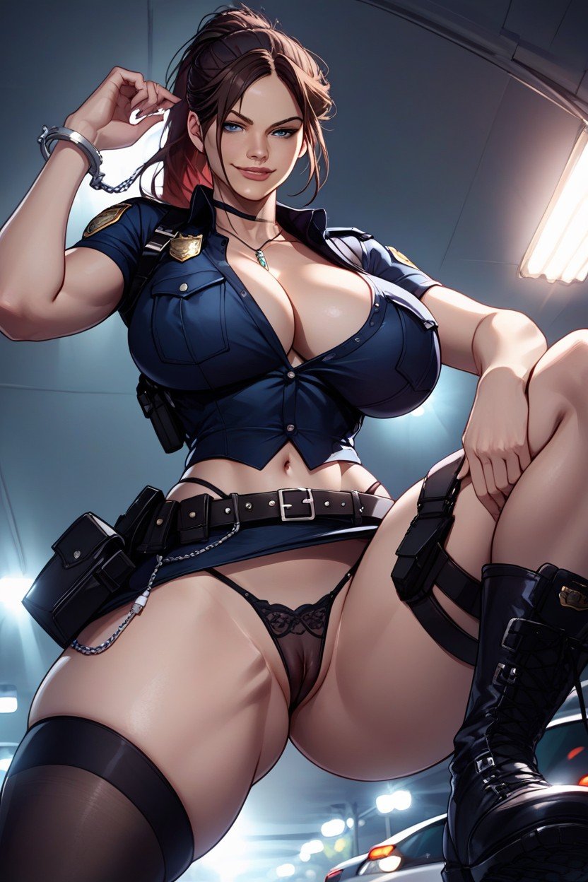 Claire Redfield, Camel Toe Pussy, De Haut En BasPorno IA Hentai