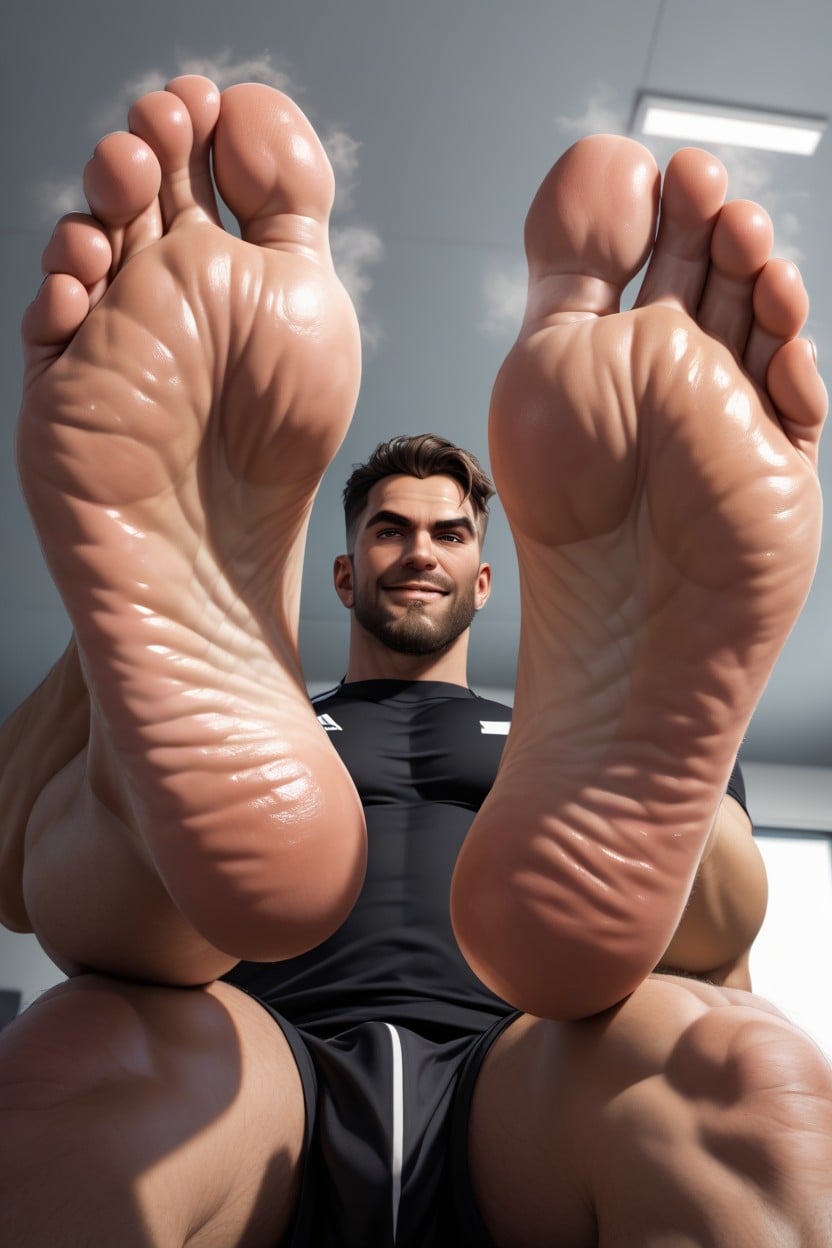 Massive Pubic Hair, Nsfw, Wrinkled Soles Porno IA Gay