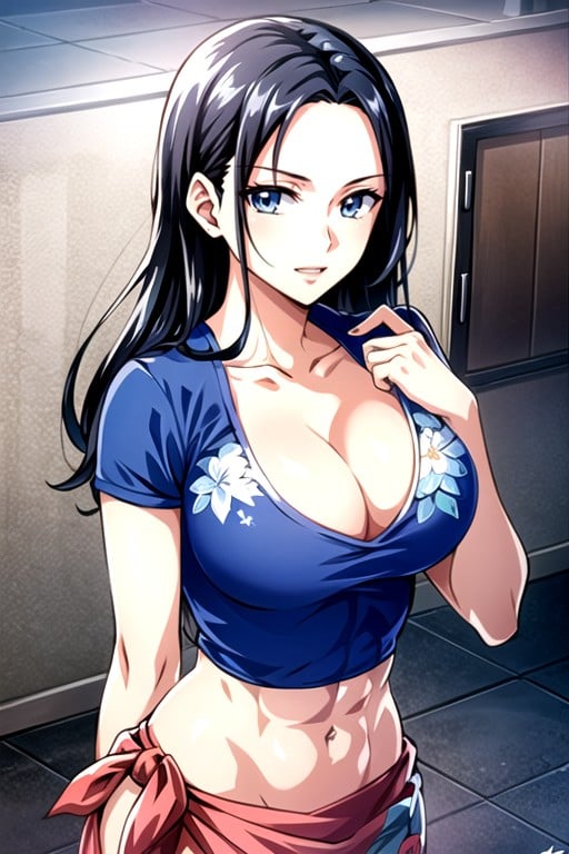 Fit, Nico Robin (one Piece), Large Breast Shemale AI Porn