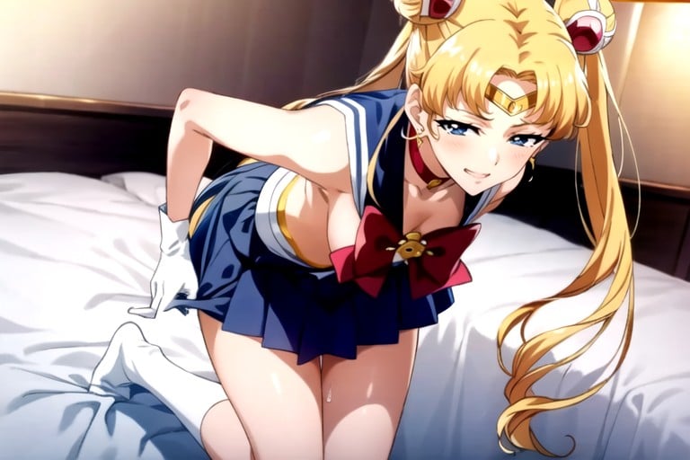 Smallthinbody, Small Breast, Sailor Moon Shemale AI Porn