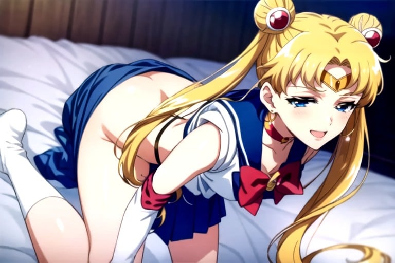 Smallthinbody, Looking At The Viewer, Sailor MoonPorno IA de transexuales