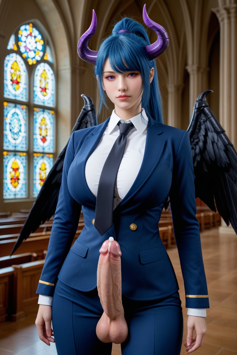 Blazing Summoning Circle, Deep Blue Hair Ribbon, Deep Blue Hair Ribbon Asian AI Porn