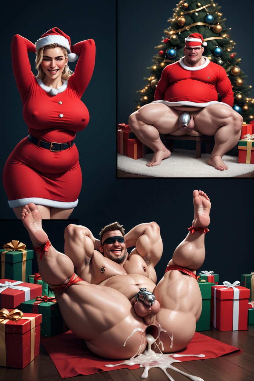 Obese, Extremely Large Ass, Fat AI Gay Porn