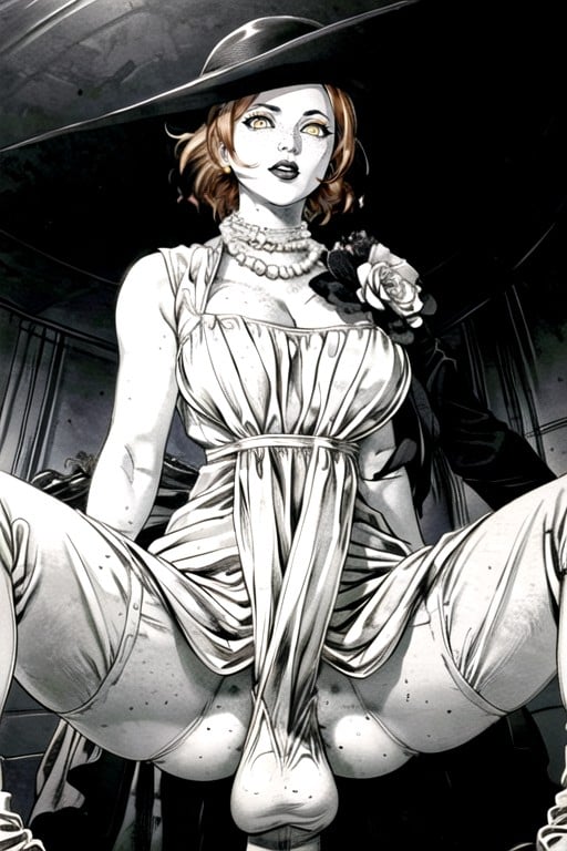 Gingembre, Lady Dimitrescu (resident Evil), TransgéneroPorno IA Hentai