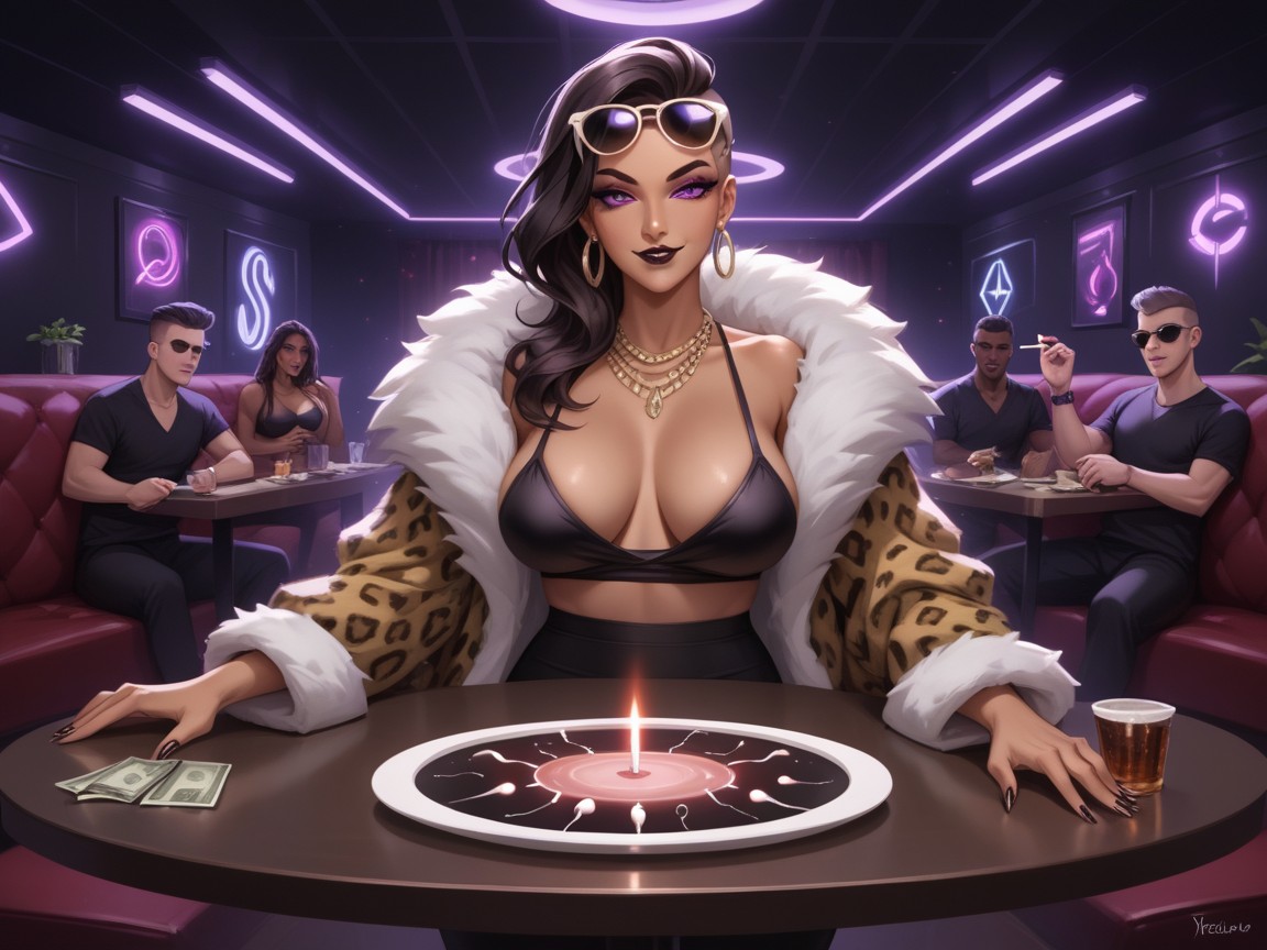 Dark Room, Vip, Black Lipstick Hentai AI Porn