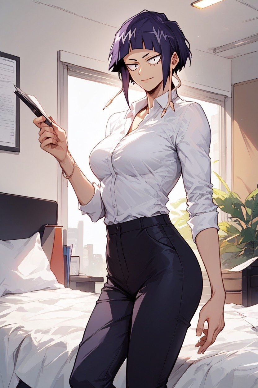 Kyoka Jiro From My Hero Academia, Office Pants, Office Shirt Hentai IA pornografia