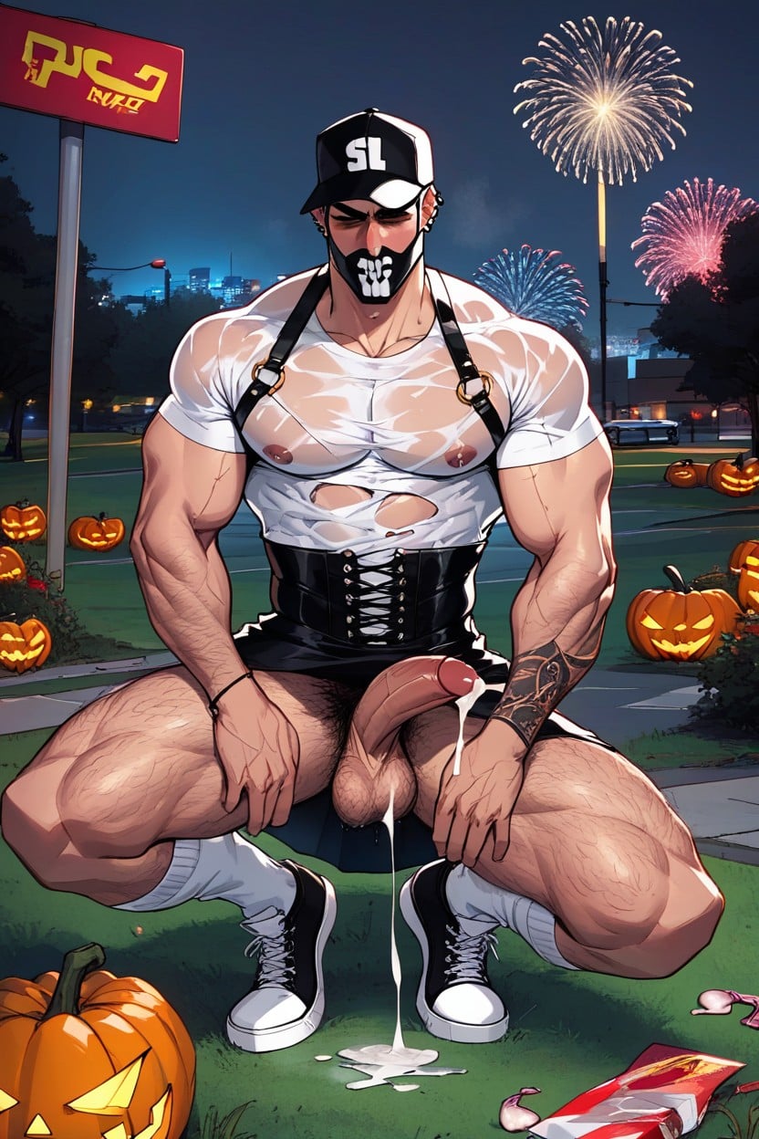 Parc, Creampie Foursome, Jack-o'-lanterns Porno IA Gay